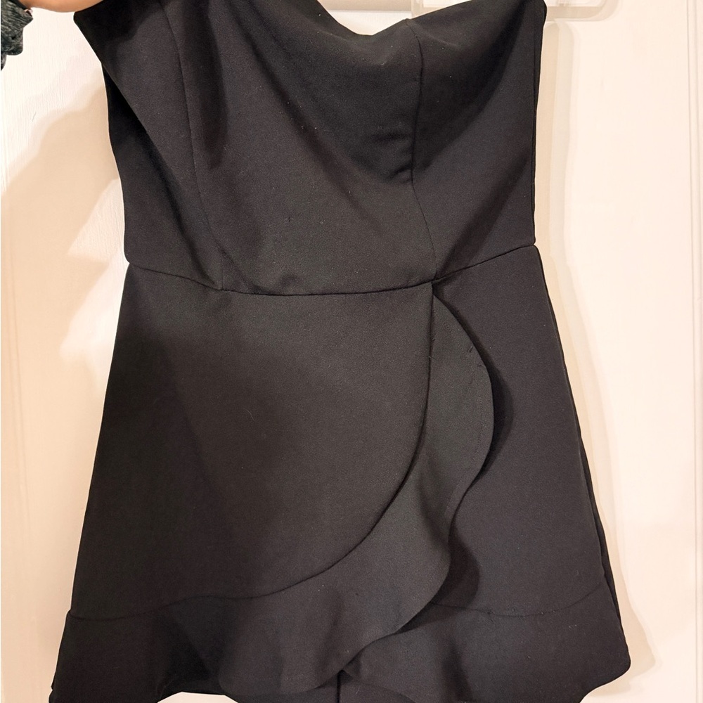 She + Sky Black Dress